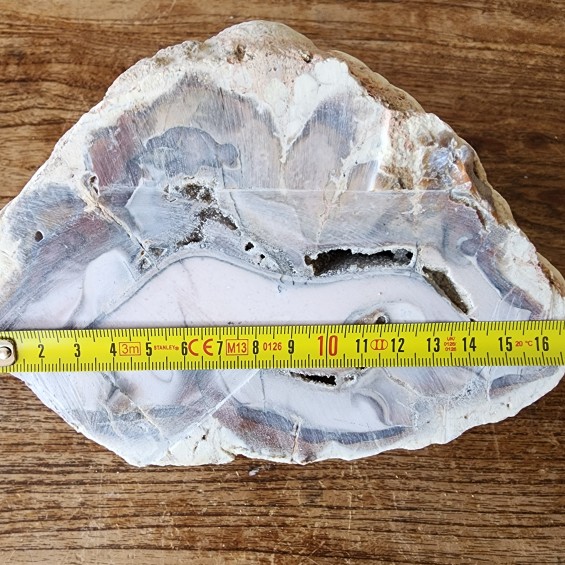 9.63 lbs (4.36 kg) Chalcedony or Opal Pair, Geode, Chalcedon, Opale, Opalo