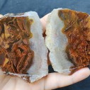 Quartz Agate, Healing Stone, Collectable Agate Pair