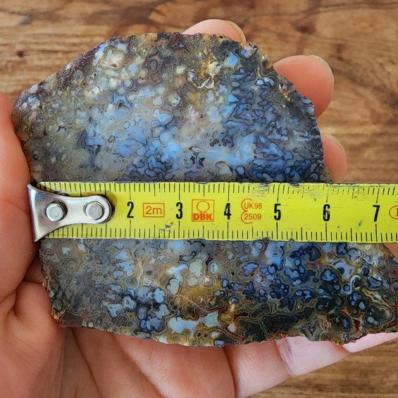 Blue Moss Agate, Flower Agate