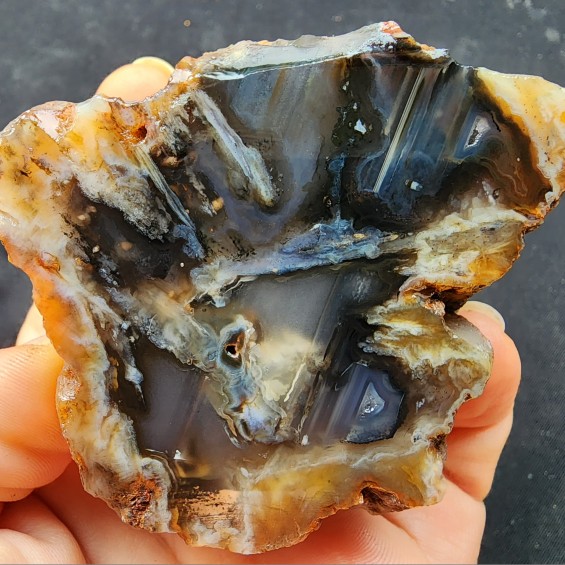 Waterline Agate Pair, Agate Specimen, Agate Display, Agaat, Agata