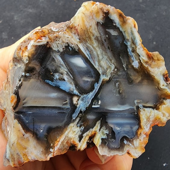 Waterline Agate Pair, Agate Specimen, Agate Display, Agaat, Agata