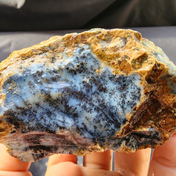 18.87 oz (535 gr) Dendritic Opal, Dendrite Opal, Lapidary Opal, Collectible Rock