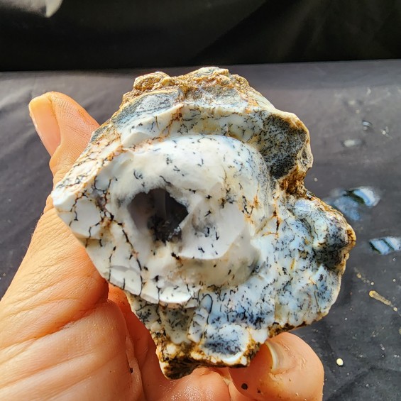 18.87 oz (535 gr) Dendritic Opal, Dendrite Opal, Lapidary Opal, Collectible Rock