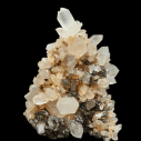 Quartz Cluster with Epidote, Healing Crystal, Minerals