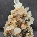 Quartz Cluster with Epidote, Healing Crystal, Minerals