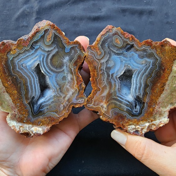 Druzy Geode, Agate Geode, Rough Rocks, Collectible Rocks