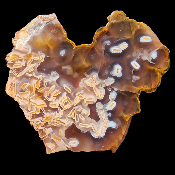 Botryoidal Agate Pair, Lapidary Rough, Slabbing, Cabbing