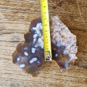 Botryoidal Agate Pair, Lapidary Rough, Slabbing, Cabbing