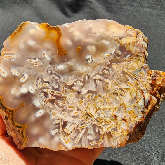 Botryoidal Agate Pair, Lapidary Rough, Slabbing, Cabbing