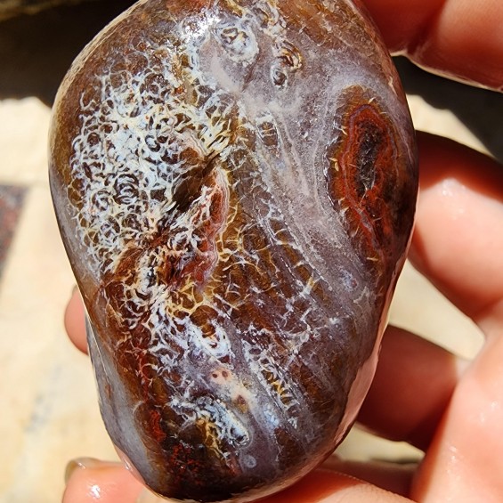 Rough River Jasper Agates, 10 Pcs Pebbles Lapidary Tumbling, Cabbing