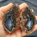 Waterline Agate, Banded Agate, Collectible Rock