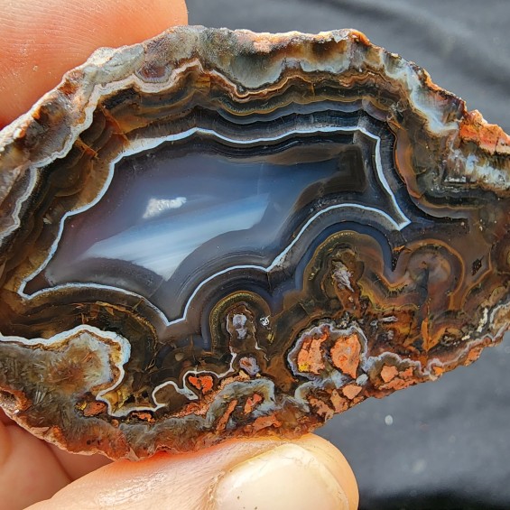 Waterline Agate, Banded Agate, Collectible Rock