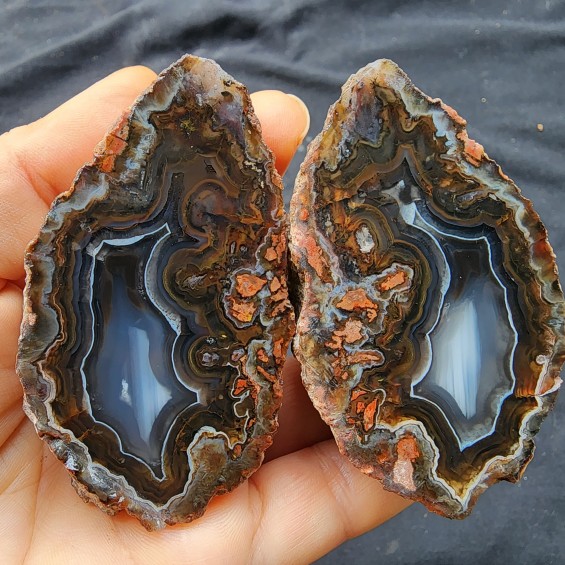 Waterline Agate, Banded Agate, Collectible Rock