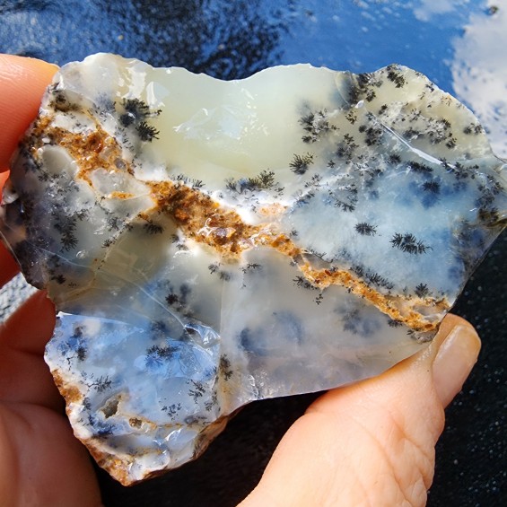 5.55 lbs (2.5 kg) Raw Dendritic Opal Rough, 蛋白石, 오팔, オパール, Опал, Opale, Opalo, Opaal