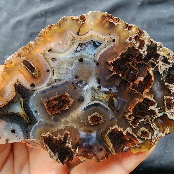 Rutile Agate, Collectible Agate Slabs, Healing Crystal, Agate Specimen, めのう, 마노, 玛瑙