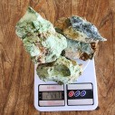 5.39 lbs Untreated Chrysoprase Rough for Cabbing, Lapidary Rough, Raw Green Gemstone 