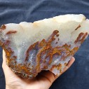 Quartz Agate, Plume Agate, Collectible Rocks, 玛瑙, 마노, Healing Crystals