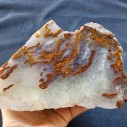 Quartz Agate, Plume Agate, Collectible Rocks, 玛瑙, 마노, Healing Crystals