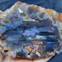 Landscape Agate, Blue Agate, Waterline Agate, Healing Stone