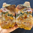 Agatized Jasper, Plume Agate, Sagenite Agate