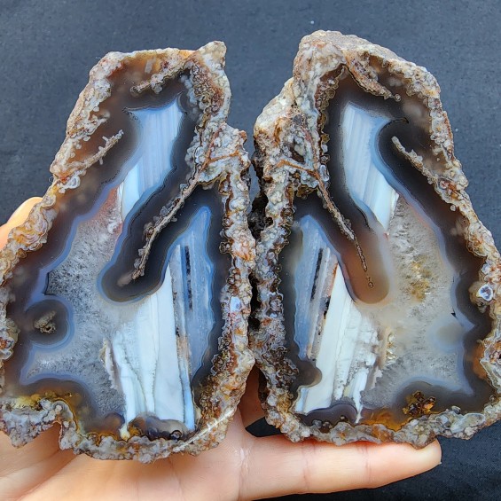 Collectible Rock, Turkish Agate, Waterline Agate Stone, Agate Slabs