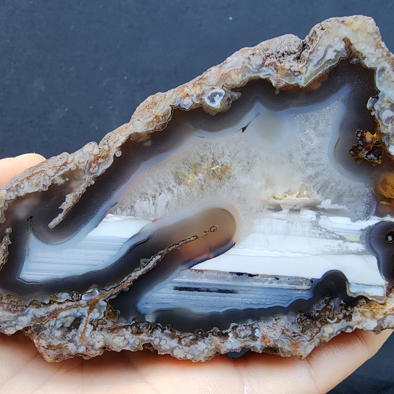 Collectible Rock, Turkish Agate, Waterline Agate Stone, Agate Slabs