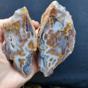 Banded Agate Pair, 玛瑙, Fortification Agate Slabs, めのう, Akaatti, 마노, Агат