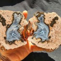 Thunder Egg Pair, Collectible Agate, Agate Stone