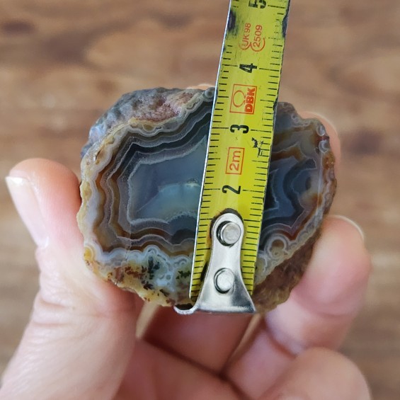 Rare Agate Pair, Moss Agate, Banded Agate, Collectible Rock