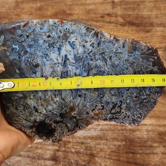 5 lbs (2.26 kg) Blue Agate Slab 石英岩, Raw Agate, Agate Rough Lapidary Materials