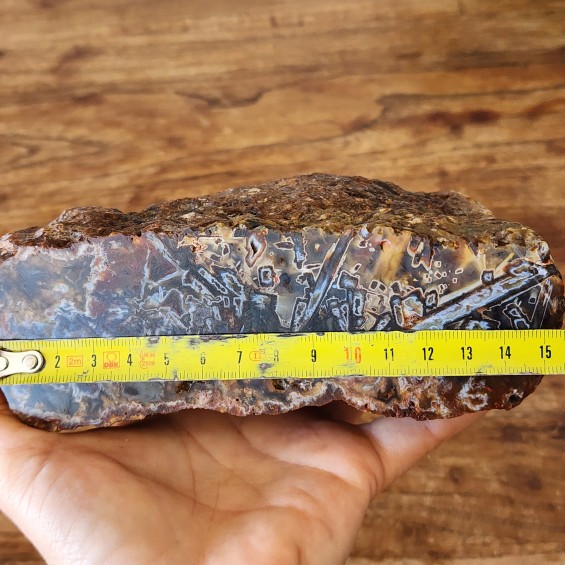 Collectible Stick Agate, Turkish Agate Slab, Lapidary Rough Rock