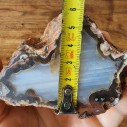 Waterline Agate Pair, Viewing Stone, Quartz Agate, Healing Crystal