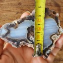 Waterline Agate Pair, Viewing Stone, Quartz Agate, Healing Crystal