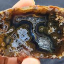 Flower Quartz Agate Pair, Fortification Agate, Healing Crystal