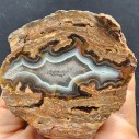 Rhyolite Agate Pair, Quartz Agate, Collectible Rock