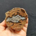 Rhyolite Agate Pair, Quartz Agate, Collectible Rock