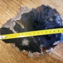 Dark Blue Collectible Thunder Egg Pair, Lapidary Rough Agate