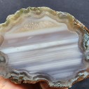 Waterline Agate, Quartz Agate Pair