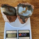 Collectible Agate Pair, Agate for Polishing, Lapidary Rough Rock