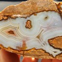 Banded Agate Pair, Collectible Agate Stone, Agate for Polishing