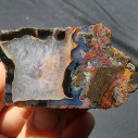  Quartz Agate Pair, Collectible Agate, Rough Agate for Polishing